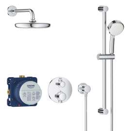 2-Handle Dual Function Thermostatic Shower Bundle, 34745000