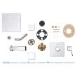 Tallinn Pressure Balance Valve Bathtub/shower Combo Faucet, 35097000