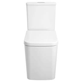 Two-Piece Dual Flush Right Height Elongated Toilet With Seat, 39661000