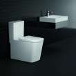 Two-Piece Dual Flush Right Height Elongated Toilet With Seat, 39661000