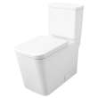 Two-piece Right Height Elongated Toilet with seat, Left-Hand Trip Lever, 39662000