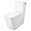 Two-piece Right Height Elongated Toilet with seat, Right-Hand Trip Lever, 39663000