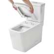 Eurocube Right Height Elongated Toilet Bowl with Seat Less Tank, 39664000