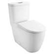 Two-piece Dual Flush Right Height Elongated Toilet with seat, 39674000