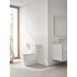Two-piece Dual Flush Right Height Elongated Toilet with seat, 39674000