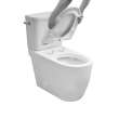 Two-piece Right height Elongated Toilet with seat, Left-Hand Trip Lever, 39675000