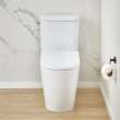Two-piece Right height Elongated Toilet with seat, Left-Hand Trip Lever, 39675000