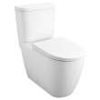 Two-piece Right height Elongated Toilet with seat, Right-Hand Trip Lever, 39676000