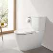 Two-piece Right height Elongated Toilet with seat, Right-Hand Trip Lever, 39676000