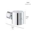 Holder For Glass, Soap Dish Or Soap Dispenser, 40884EN0