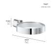 Holder For Glass, Soap Dish Or Soap Dispenser, 40885EN0