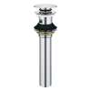 Bathroom Sink Push Drain with Overflow, 48656000
