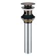 Bathroom Sink Push Drain with Overflow, 48656A00