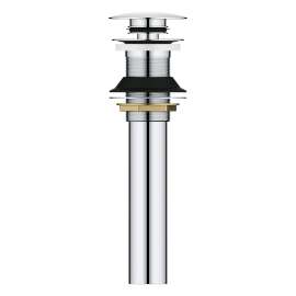 Bathroom Sink Push Drain without Overflow, 48657000