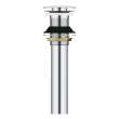 Bathroom Sink Push Drain without Overflow, 48657000