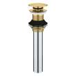 Bathroom Sink Push Drain without Overflow, 48657GN0