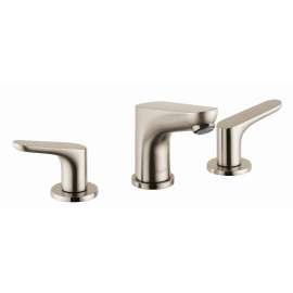 04369820 Focus Widespread Faucet 100 with Pop-Up Drain, 1.2 GPM, In Brushed Nickel