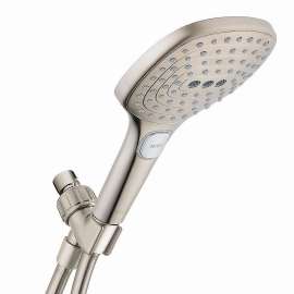 04541820 Raindance Select E 2.5 GPM 3-Jet Handshower Set 120, In Brushed Nickel