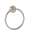 06095820 C Accessories Wall Mounted Towel Ring, In Brushed Nickel