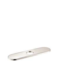 Hansgrohe  Base Plate For Single-Hole Kitchen Faucets, 10" In Polished Nickel, 14019831