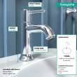 Hansgrohe Talis C Single-Hole Faucet 80 With Pop-Up Drain, 1.2 Gpm In Chrome, 14111001