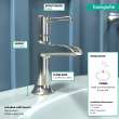 Hansgrohe Talis C Single-Hole Faucet 90 With Pop-Up Drain, 1.2 Gpm In Polished Nickel, 14127831