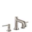 Hansgrohe Talis C 3-Hole Roman Tub Set Trim In Brushed Nickel, 14313821