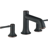 Hansgrohe Talis C 3-Hole Roman Tub Set Trim In Rubbed Bronze, 14313921