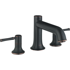 Hansgrohe Talis C 3-Hole Roman Tub Set Trim In Rubbed Bronze, 14313921