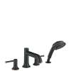 Hansgrohe Talis C 4-Hole Roman Tub Set Trim With 2.0 Gpm Handshower In Rubbed Bronze, 14314921