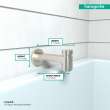 Hansgrohe Metris S Tub Spout With Diverter In Brushed Nickel, 14414821