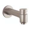 Hansgrohe Metris S Tub Spout With Diverter In Brushed Nickel, 14414821
