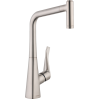 Hansgrohe Metris Higharc Kitchen Faucet, 2-Spray Pull-Out, 1.75 Gpm In Stainless Steel Optic, 14820801