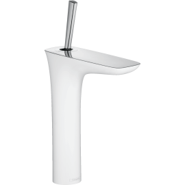 Hansgrohe Puravida Single-Hole Faucet 200, 1.2 Gpm In White/Chrome, 15081401