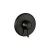 Hansgrohe Ecostat Classic Pressure Balance Trim, Round In Matte Black, 15404671
