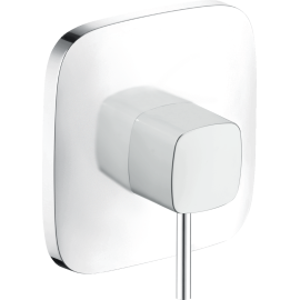 Hansgrohe Puravida Pressure Balance Trim In White/Chrome, 15407401