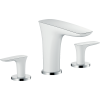 Hansgrohe Puravida 3-Hole Roman Tub Set Trim In White/Chrome, 15440401
