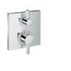 Hansgrohe Ecostat Square Thermostatic Trim With Volume Control In Chrome, 15712001