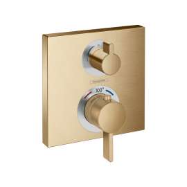 Hansgrohe Ecostat Thermostatic Trim With Volume Control In Brushed Bronze