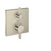 Hansgrohe Ecostat Square Thermostatic Trim With Volume Control In Brushed Nickel, 15712821