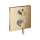 Hansgrohe Ecostat Square Thermostatic Trim With Volume Control And Diverter In Brushed Bronze, 15714141