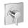 Hansgrohe Ecostat Square Pressure Balance Trim In Chrome, 15724001