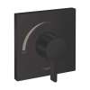 Hansgrohe Ecostat Square Pressure Balance Trim In Matte Black, 15724671