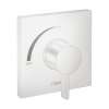 Hansgrohe Ecostat Square Pressure Balance Trim In Matte White, 15724701