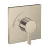 Hansgrohe Ecostat Square Pressure Balance Trim In Brushed Nickel, 15724821