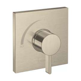 Hansgrohe Ecostat Square Pressure Balance Trim In Brushed Nickel, 15724821