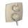 Hansgrohe Ecostat Classic Thermostatic Trim With Volume Control And Diverter, Square In Brushed Nickel, 15728821