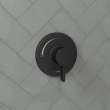 Hansgrohe Ecostat S Pressure Balance Trim In Matte Black, 15739671