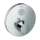 Hansgrohe Showerselect S Thermostatic Trim For 1 Function, Round In Chrome, 15744001