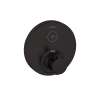 Hansgrohe Showerselect S Thermostatic Trim For 1 Function, Round In Matte Black, 15744671